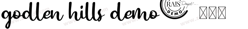 godlen hills demo字体转换